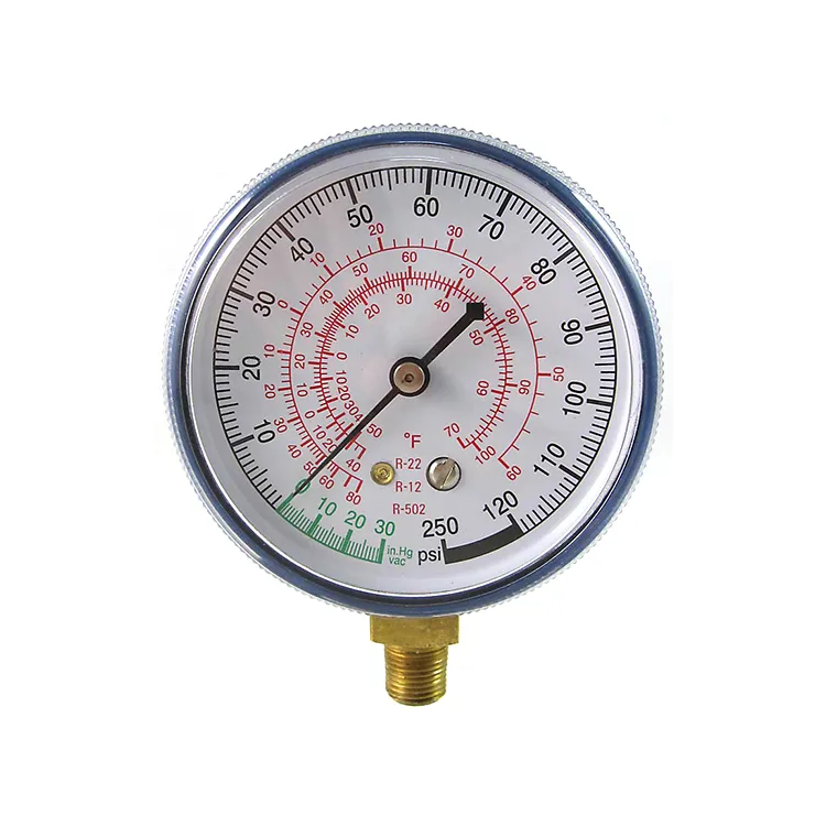 Plastic Case Refrigeration Pressure Gauge
